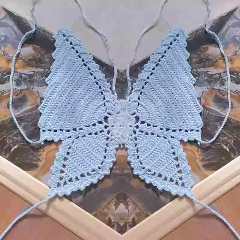 Butterfly Strap Crochet Kit DIY - Women's Sexy Lace Vest Handmade