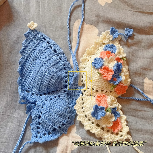 Butterfly Strap Crochet Kit DIY - Women's Sexy Lace Vest Handmade
