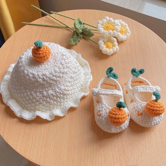 Baby Crochet Kit Hat and Shoes