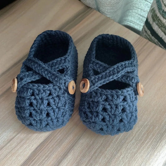 Baby Boy Crochet Kit Gentleman Shoes